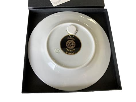 Versace Rosenthal ~ Ikarus Floralia Gold Wall Plate ~ 18cm/7in